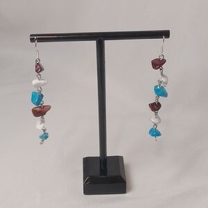 Hand Crafted Vibrant Gemstone Earrings